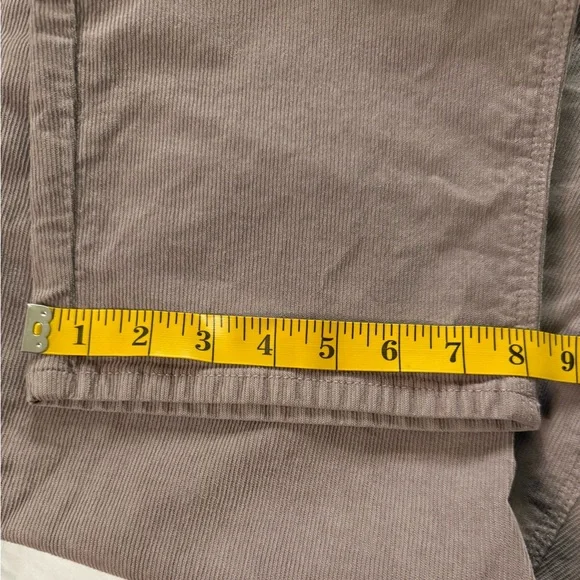 American Eagle Taupe/Mauve  Stretch Corduroy Pants size 12 - Picture 8 of 9